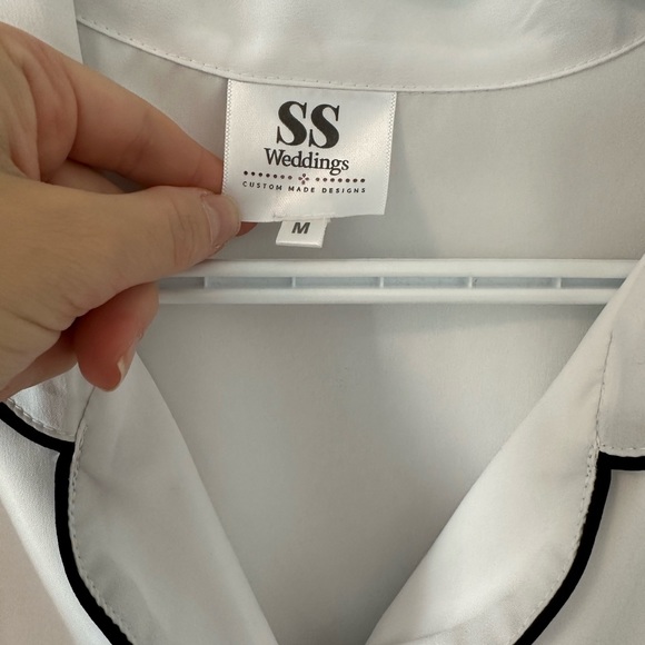 Bridal Pajamas for Wedding Day - Size Medium - Picture 2 of 2